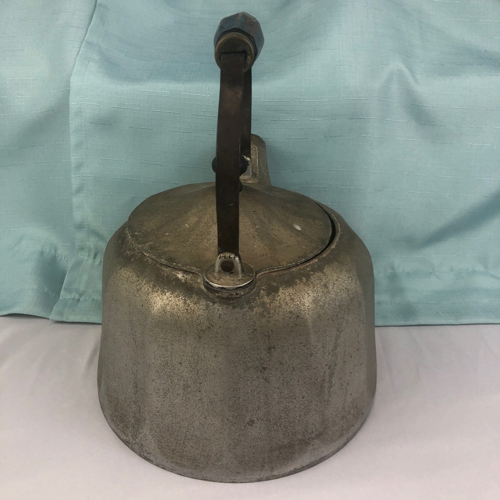 Vintage SUPER Maid Octagonal Design Aluminum 5 Qt Tea Pot Kettle Swivel Lid - Picture 2 of 11